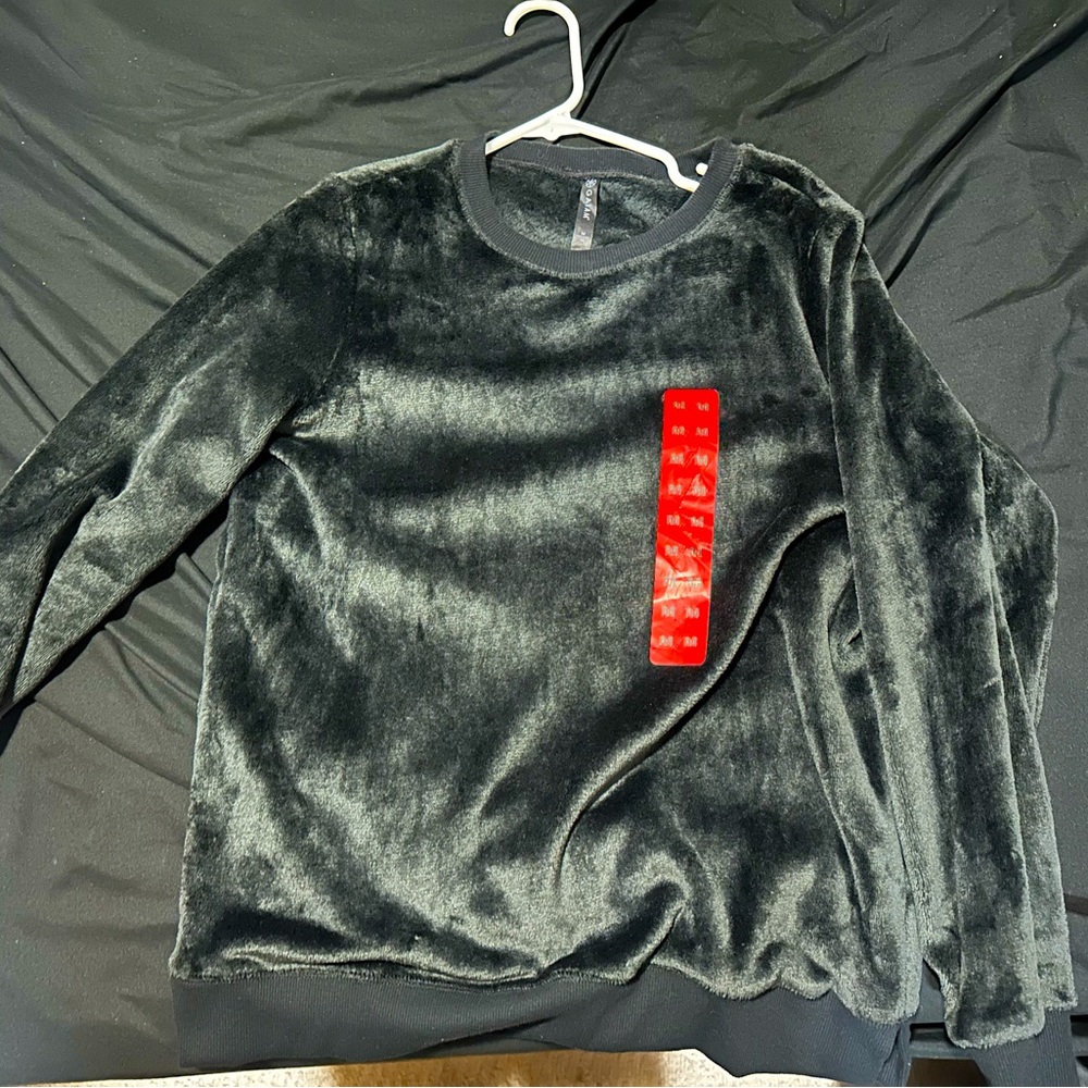 Brand new fuzzy black sweater